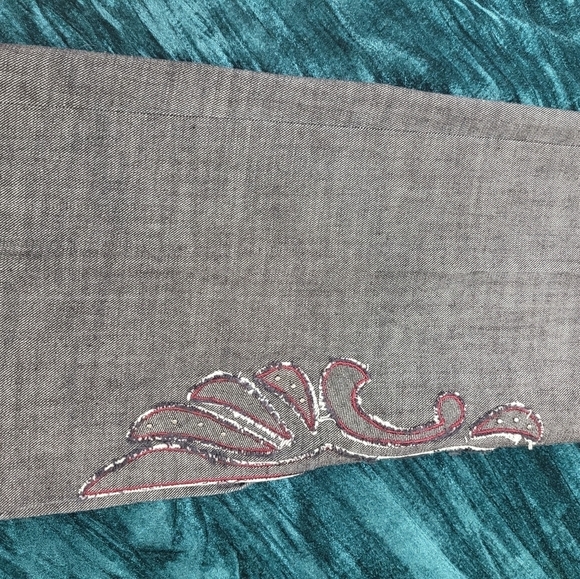 Kenneth Cole Retro Women’s Sz 4 Boot Cut Black Denim Jean Pant - Picture 8 of 11